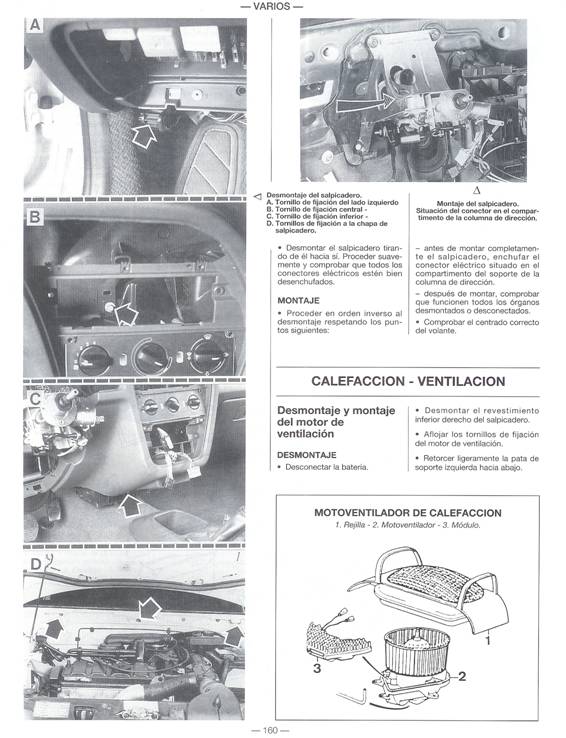 Desmontaje salpicadero 3