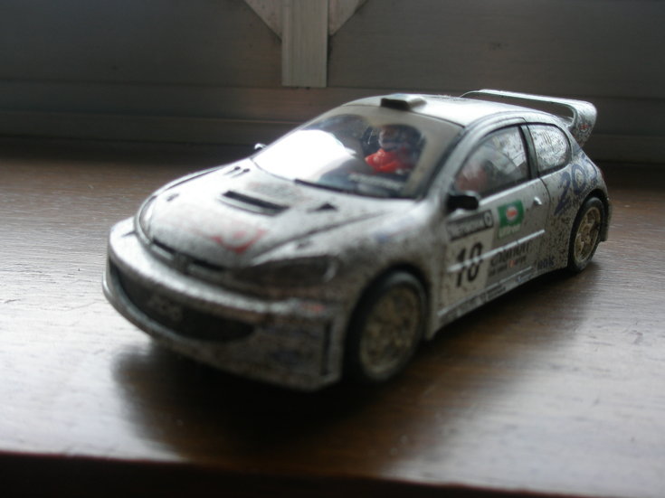206 WRC. Vista frontal